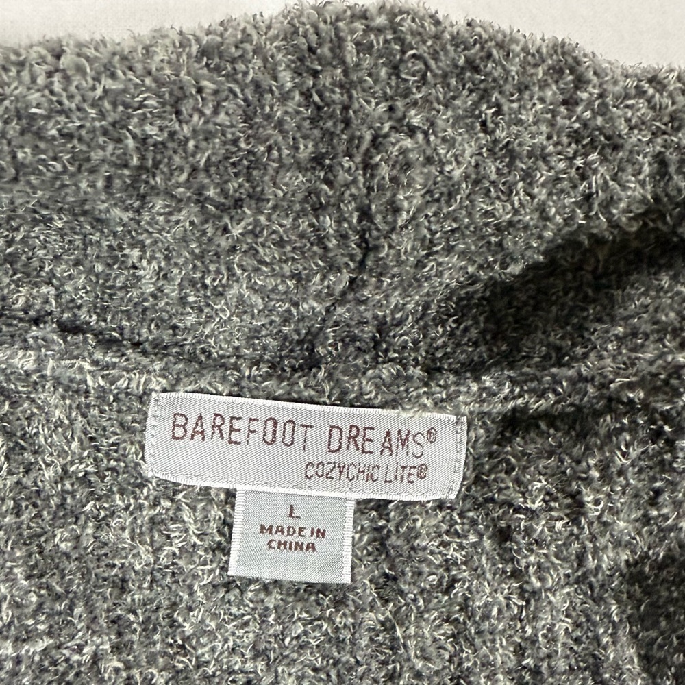 Barefoot Dreams CozyChic‎ Lite Cardigan dark gray LARGE - Picture 2 of 7
